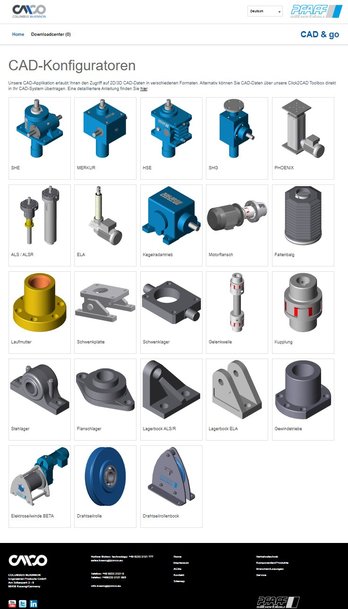 Columbus McKinnon Engineered Products simplifies plant design with optimised CAD download center